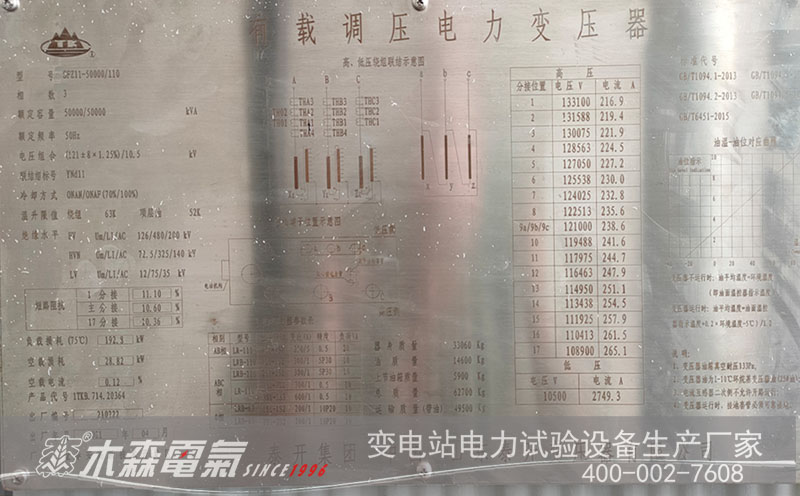 300kw变压器感应耐压及局放测量装置案例